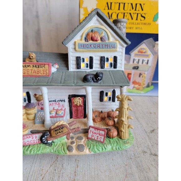 Vintage Autumn accents hickory Hill village accessory ceramic - Picture 5 of 11